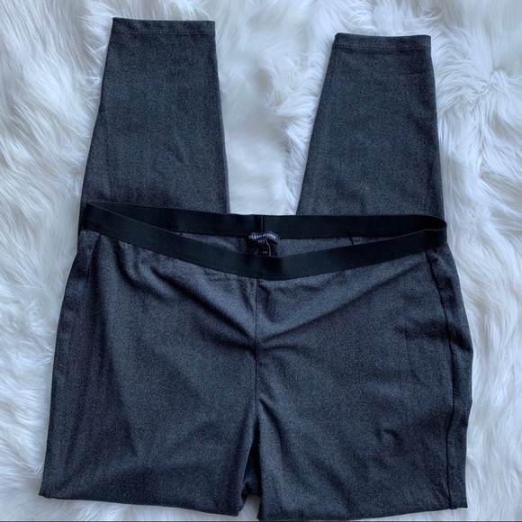 Eileen Fisher Herringbone Polyester Pants - Grey - Picture 4 of 8
